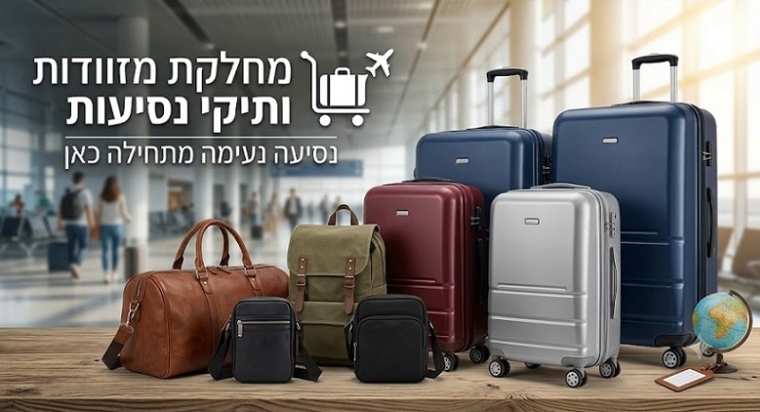 מזוודות ותיקי נסיעות