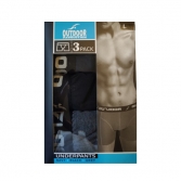 3 תחתוני בוקסר מכותנה Outdoor