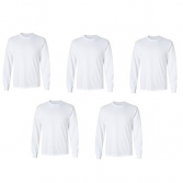 חמישיית גופיות פלנל ארוכות לחיילים לבן וזית ב-99 ש"ח!