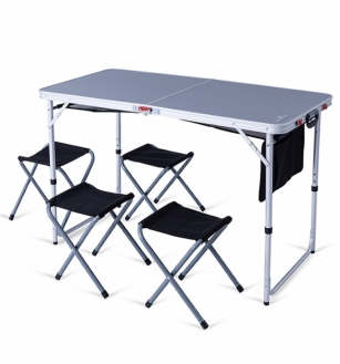 שולחן מתקפל עם 4 כסאות דגם Q4
