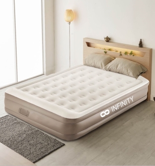מזרן מתנפח זוגי כולל משאבה נטענת 40 ס"מ INFINITY
