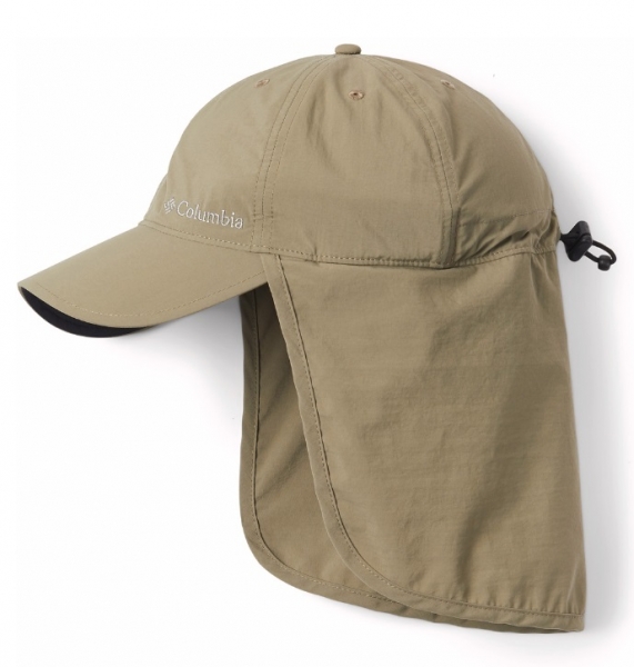 כובע עם מגן עורף Columbia Schooner Bank-בז'