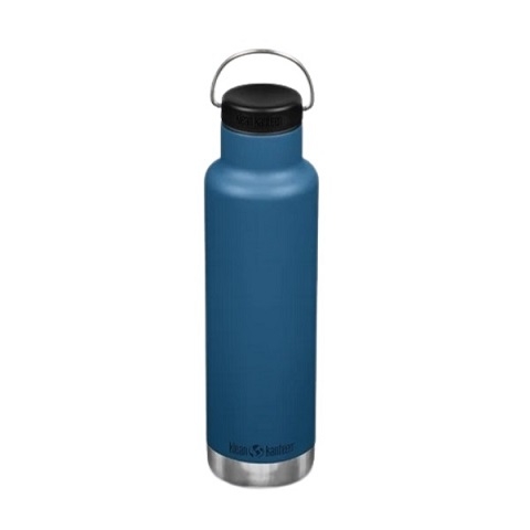 בקבוק מבודד 592 מ”ל חם/קר Classic Loop Cap של Klean Kanteen-כחול