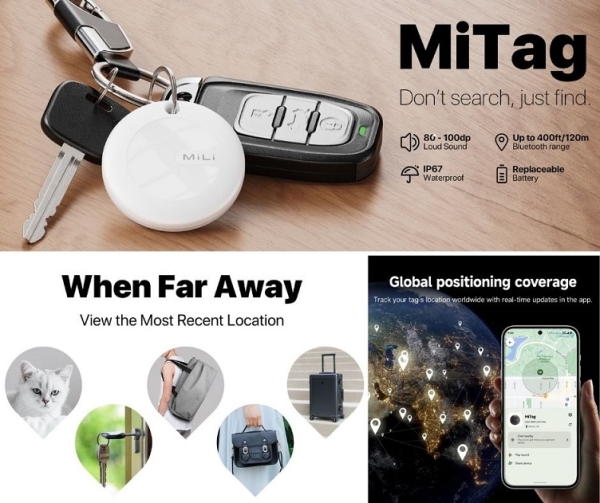 מעקב אחרי חפצים Mili Air finder