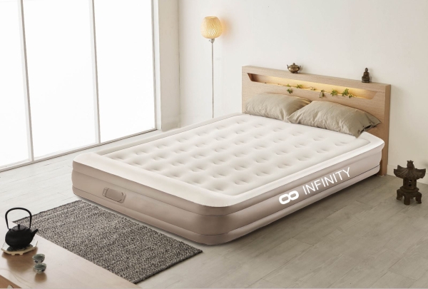 מזרן מתנפח זוגי כולל משאבה נטענת 40 ס"מ INFINITY