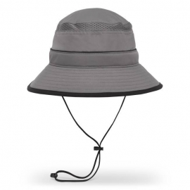 כובע רחב שוליים  Sunday Afternoons Solar Bucket-אפור