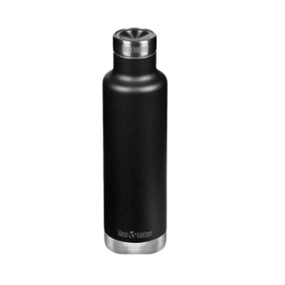 בקבוק מבודד 750 מ”ל חם/קר Pour Through Cap של Klean Kanteen-שחור