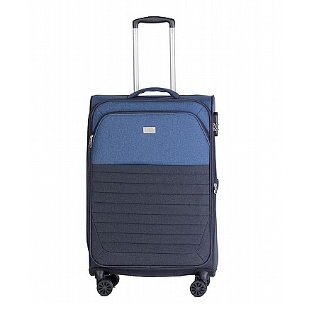מזוודה גודל "20 כחול Swiss NDK soft-כחול