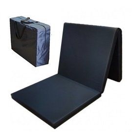מזרון ספוג עבה 5 ס"מ מתקפל 3 חלקים עם תיק נשיאה