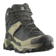 נעלי הרים Salomon X Ultra 5 Mid Gtx גברים-אפור ירוק