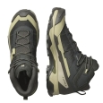 נעלי הרים Salomon X Ultra 5 Mid Gtx גברים-אפור ירוק