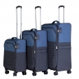 סט 3 מזוודות סוויס NDK SWISS 586 soft-כחול