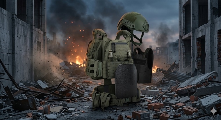 אפוד מגן וקסדה?